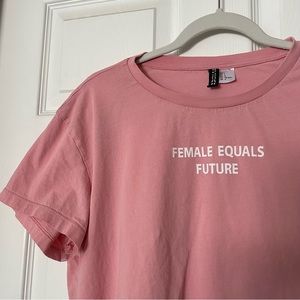 h&m future is female shirt
